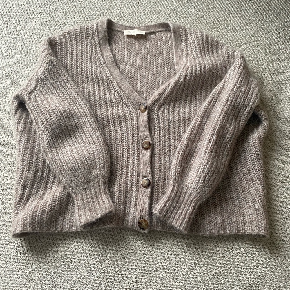 Sezane Achille Jumper Mottled Beige XS